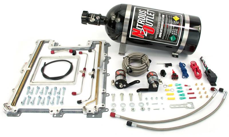Cadillac 09-14 CTS-V2 LSA Blower Plate System Gas/E85 45-55psi 100-300 HP No Bottle Nitrous Outlet - Nitrous Outlet - 00-10171-00
