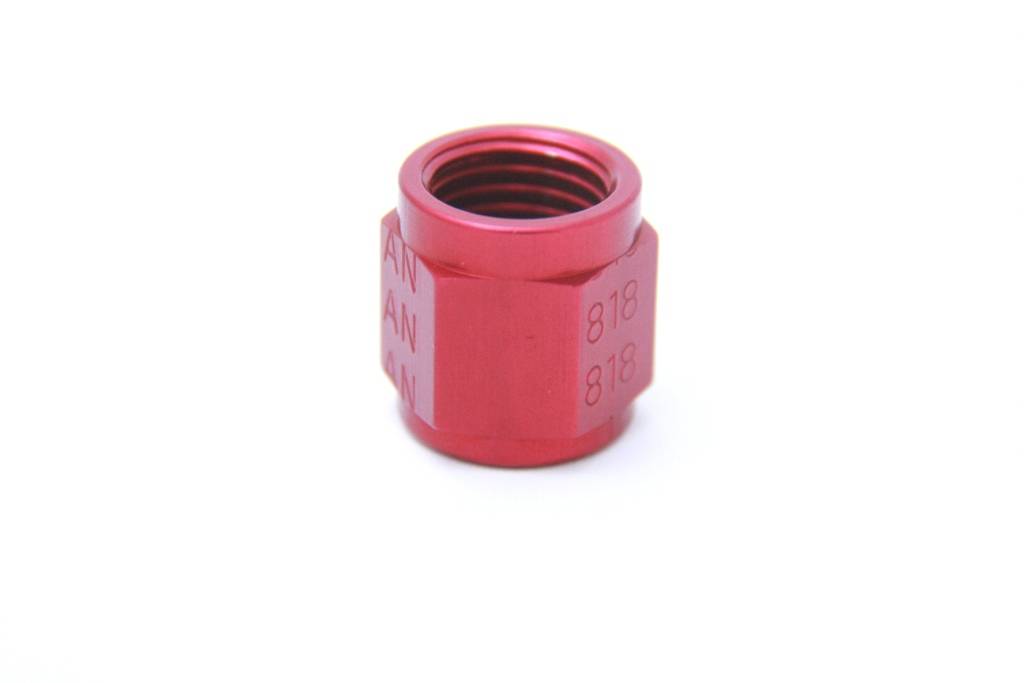 4AN Red B-Nut Nitrous Outlet - Nitrous Outlet - 00-29050-R