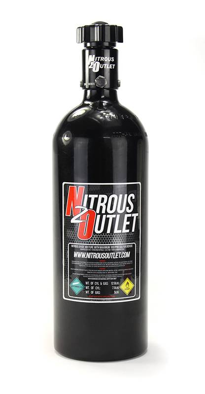 5lb Nitrous Bottle .508 ID Billet Valve Nitrous Outlet - Nitrous Outlet - 00-30130