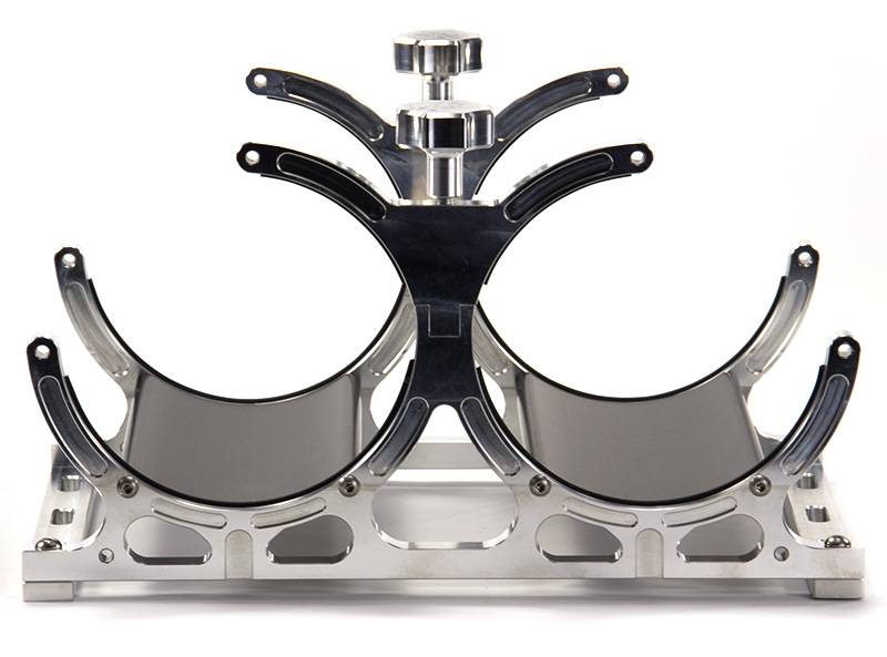 Dual Billet Automatic Heated Vertical Mount Nitrous Bottle Bracket 10l