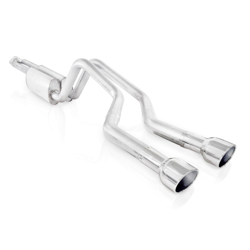 Stainless Works Dual Turbo S-Tube Mufflers Center Exit Y-Pipe Factory Connect 2006-2009 Chevrolet Trailblazer - Stainless Works - TBTDLMFCBCO