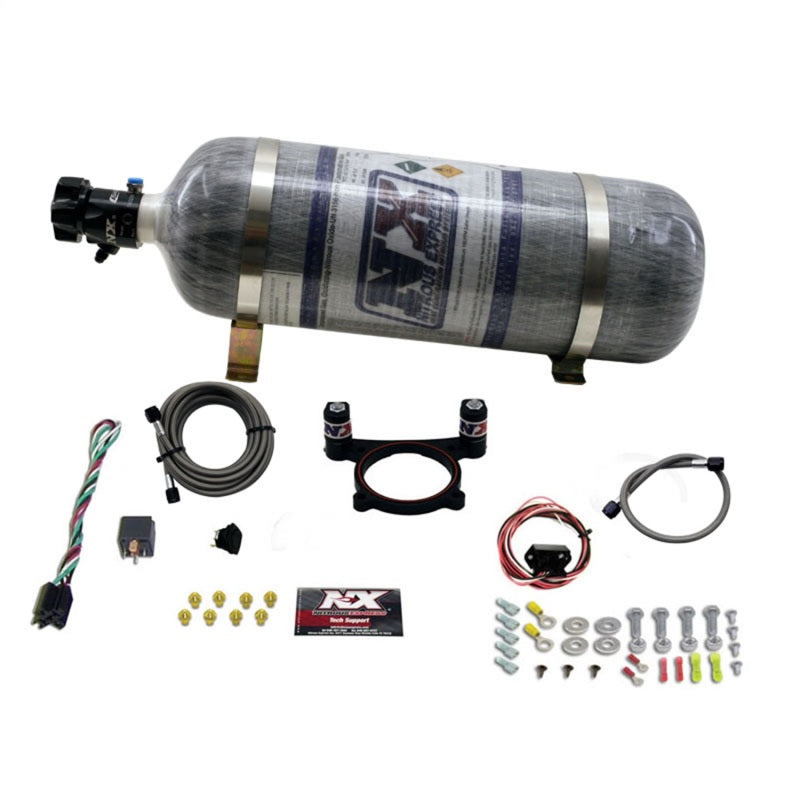 5.0L Coyote and 7.3L Godzilla Plate System(50-200HP); With COMPOSITE Bottle . - Nitrous Express - 20948-12