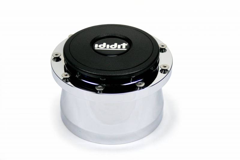 Steering Wheel Adaptor; 9-Bolt w/out Horn Button; Brushed Anodized Aluminum - IDIDIT - 2201300030