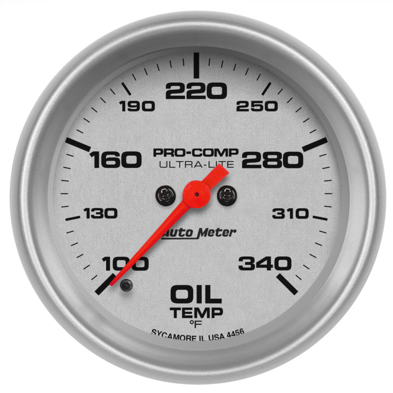 GAUGE, OIL TEMP, 2 5/8in, 140-340deg F, DIGITAL STEPPER MOTOR, ULTRA-LITE - AutoMeter - 4456