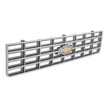 Load image into Gallery viewer, Holley Classic Truck Grille; Yellow Bowtie Emblem; Silver; - Holley - 04-169