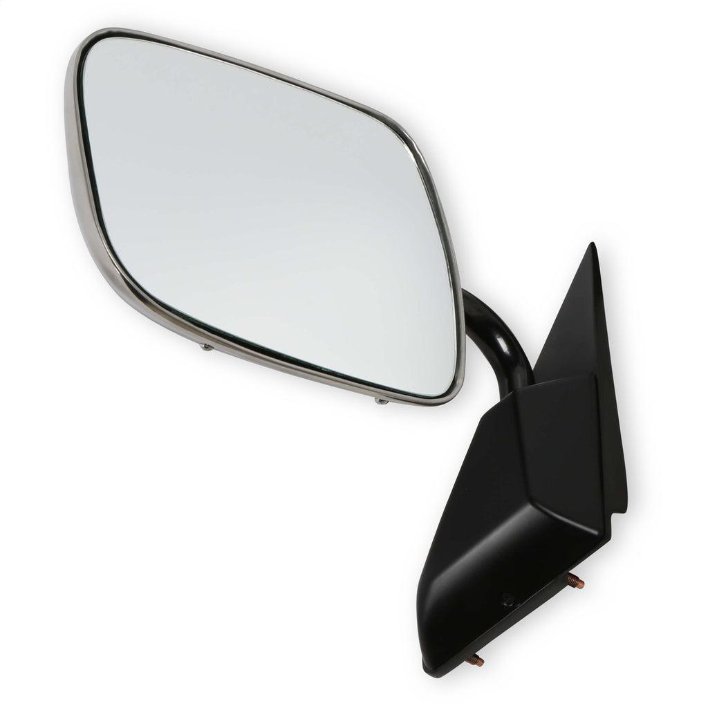 Holley Classic Truck Mirror; Below Eyeline; Stainless; Driver; - Holley - 04-385