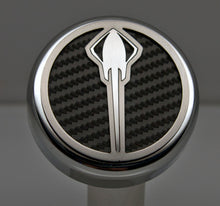 Load image into Gallery viewer, Fluid Cap Cover Set 5pc Stingray Emblem Carbon Fiber Red - American Car Craft - 053015-RD