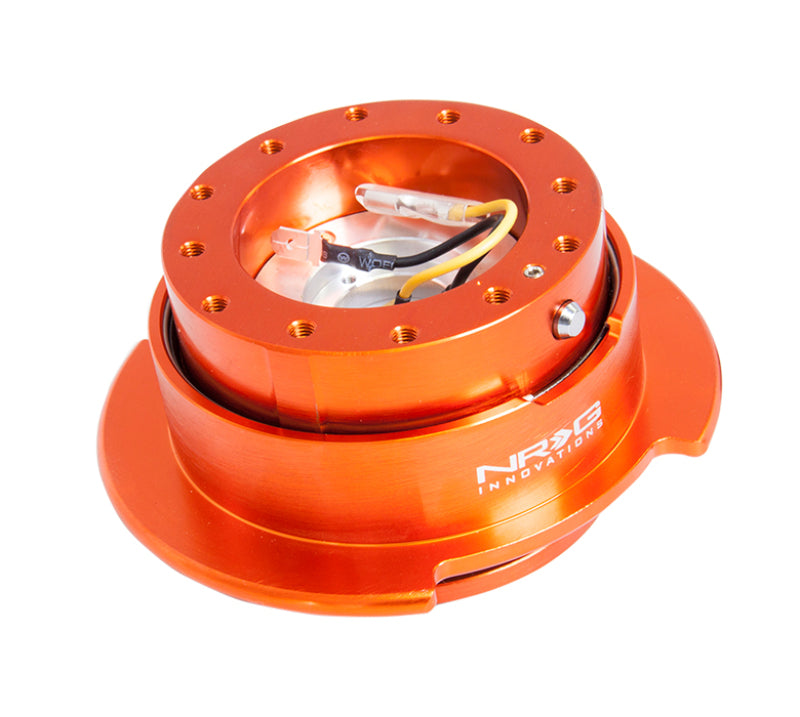 NRG Quick Release Kit Gen 2.5 - Orange Body / Titanium Chrome Ring - NRG - SRK-250OR
