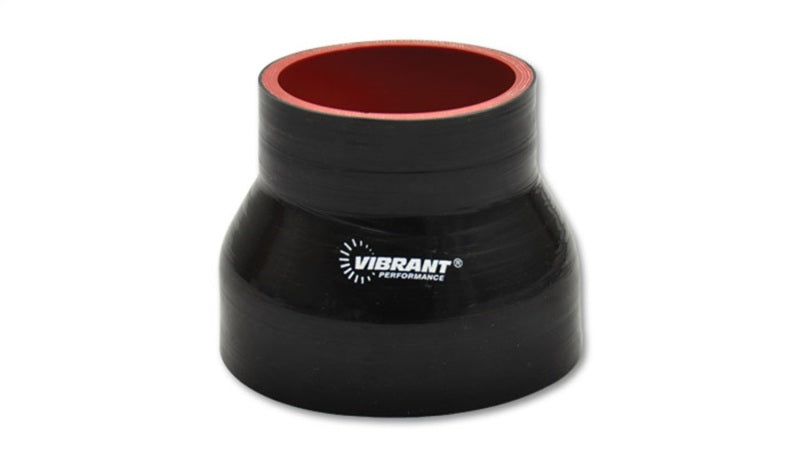 4 Ply Reducer Coupling; 3 in. x 3.25 in. x 3 in. Long; Black; - VIBRANT - 2760