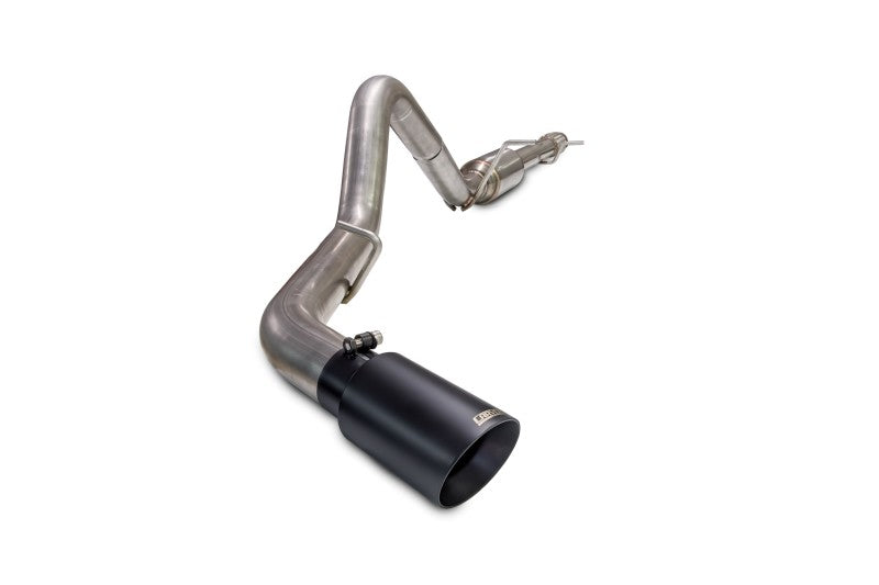 Carven 10-18 GMC Sierra 1500 5.3L (DC Std/CCSB 5.7ft) Competitor Series Cat-Back w/4in. Tip - Black - Carven Exhaust - CS1008