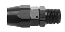Load image into Gallery viewer, Fragola -6AN Straight Hose End x 1/8 NPT - Black - Fragola - 190162-BL