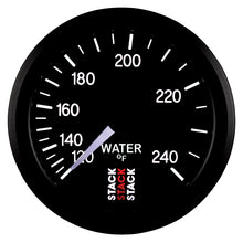 Load image into Gallery viewer, Autometer Stack 52mm 120-240 Deg F 1/2in Npt (M) Mechanical Water Temp Gauge - Black - AutoMeter - ST3108