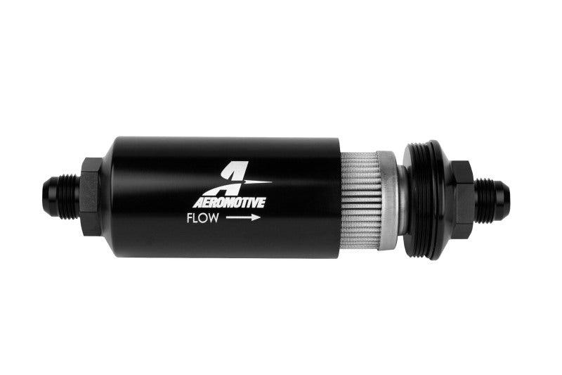 Aeromotive In-Line Filter - (AN -08 Male) 100 Micron Stainless Steel Element - Aeromotive Fuel System - 12379