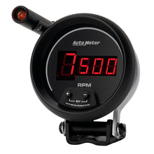 Load image into Gallery viewer, GAUGE; TACH; 3 3/4in.; 10K RPM; PEDESTAL W/QUICK-LITE; DIGITAL; BLK W/RED LED - AutoMeter - 6399