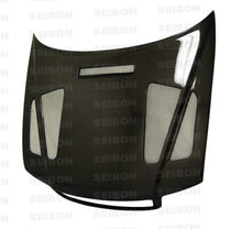 Load image into Gallery viewer, ER-style carbon fiber hood for 1996-2001 Audi A4 - Seibon Carbon - HD9601AUA4-ER