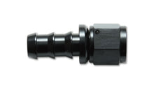 Load image into Gallery viewer, Straight Push-On Hose End Fitting; Size: -10AN; 6061 Aluminum; Anodized Black; - VIBRANT - 22010