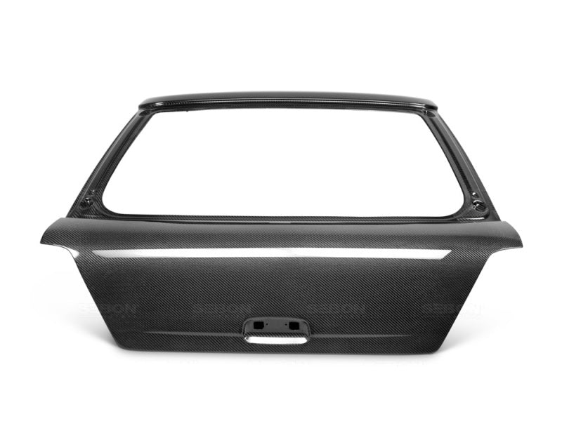 OEM-style carbon fiber trunk lid for 2002-2007 Subaru Impreza/WRX Wagon - Seibon Carbon - TL0205SBIMPHB
