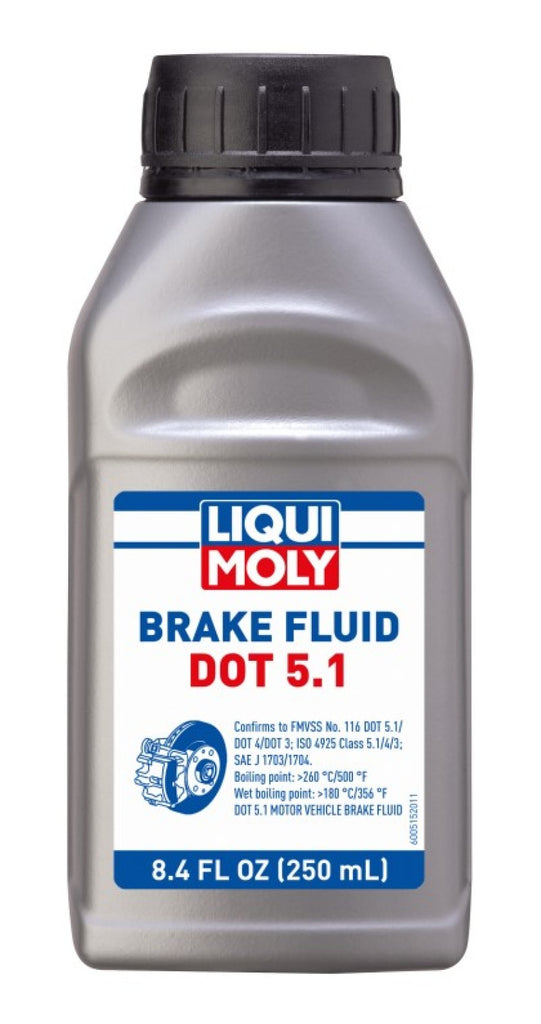 LIQUI MOLY 250mL Brake Fluid DOT 5.1 - Single - LIQUI MOLY - 20158-1