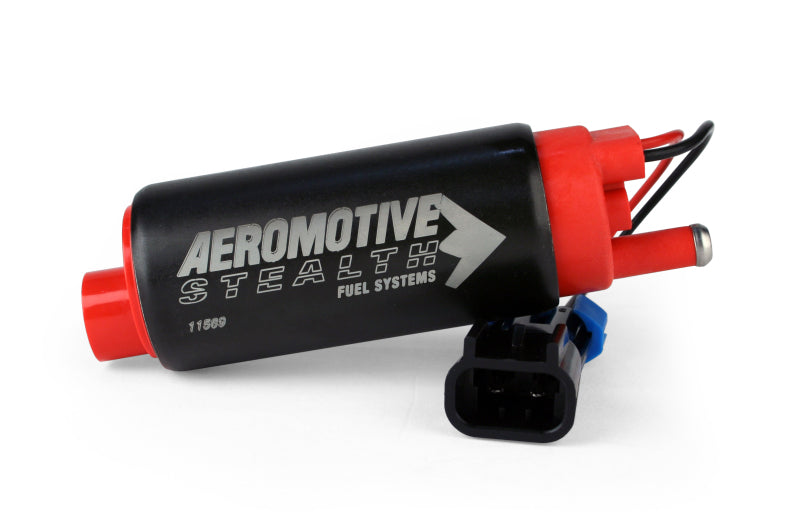 Aeromotive 340 Series Stealth In-Tank E85 Fuel Pump - Center Inlet - Offset (GM applications) - Aeromotive Fuel System - 11569