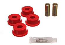 Load image into Gallery viewer, Track Arm Bushing Set; Red; Rear; Performance Polyurethane; - Energy Suspension - 3.7106R