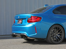 Load image into Gallery viewer, aFe 16-18 BMW M2 L6-3.0L MACH Force-Xp 3in to 2.5in 304 SS Cat-Back Exhaust System-Quad Black Tips - aFe - 49-36330-1B