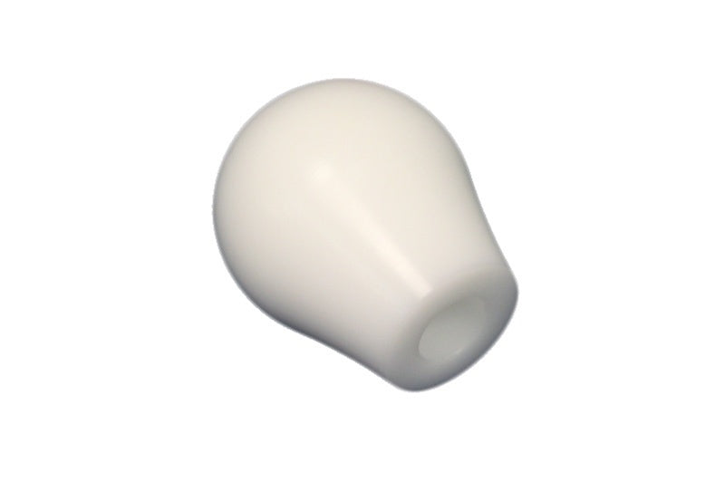 Torque Solution Delrin Tear Drop Shift Knob (White) Universal 10x1.5 - Torque Solution - TS-UNI-108bw