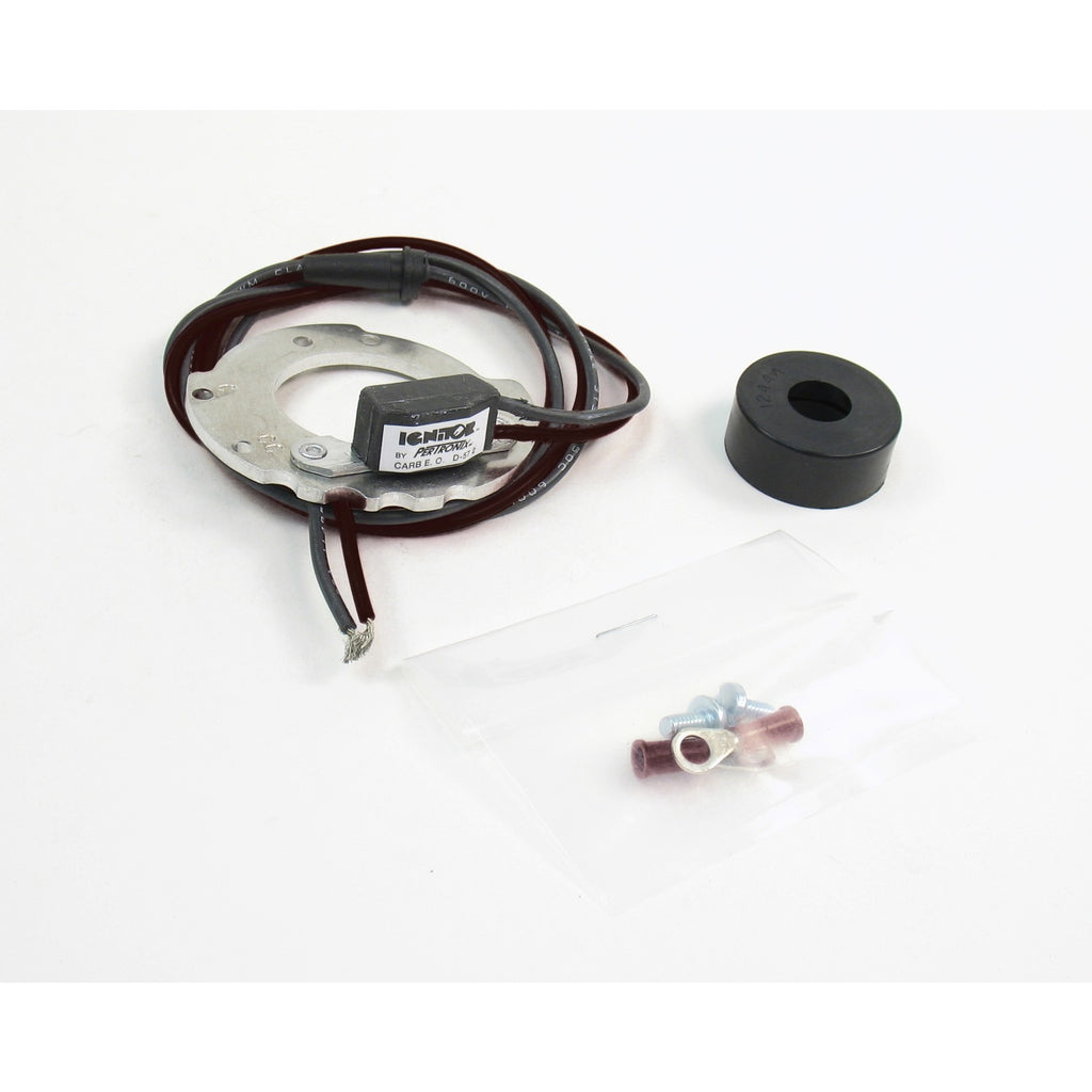 PERTRONIX IGNITOR KIT FOR ORIGINAL FORD DISTRIBUTORS. 4-CYLINDER, SINGLE POINT, 6-VOLT POSITIVE GROUND GROUND. TYPICALLY FOUND IN FORD TRACTORS MODELS 8N, 500 through 800 series. - Pertronix - 1244AP6