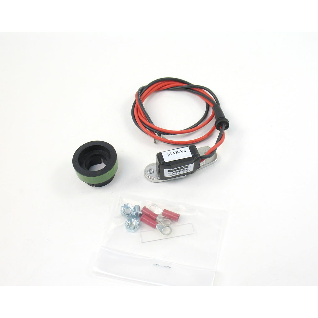 PERTRONIX IGNITOR KIT FOR ORIGINAL MOTORCRAFT DISTRIBUTORS. 6-CYLINDER (EXCLUDING V-6), SINGLE POINT, 12-VOLT NEGATIVE GROUND. TYPICALLY FOUND IN 1963-67 FORD VEHICLES. - Pertronix - 1266