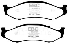 Load image into Gallery viewer, Truck/SUV Extra Duty Brake Pads; 1997-2001 Jeep Cherokee - EBC - ED91255