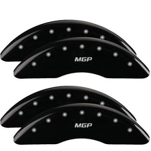 Load image into Gallery viewer, Set of 4: Black finish, Silver MGP - MGP Caliper Covers - 14258SMGPBK