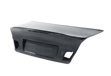 Load image into Gallery viewer, CSL-style carbon fiber trunk lid for 1999-2006 BMW E46 2DR - Seibon Carbon - TL9904BMWE462D-C