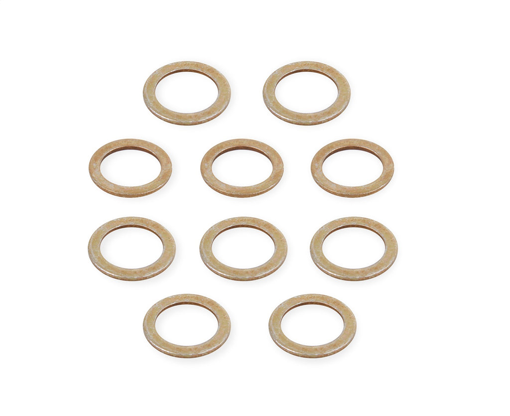 AN 901 Copper Crush Washer, Fitting Size: -5AN, I.D.: 1/2 in., 10 pc., Bagged Packaging, - Earl's Performance - 177105ERL