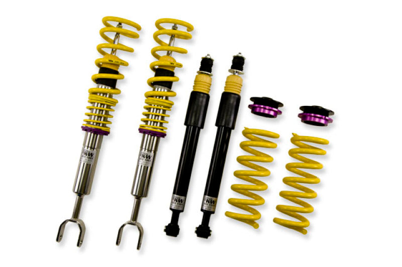 Height adjustable stainless steel coilovers with adjustable rebound damping 2003-2005 Mercedes-Benz E320 - KW - 18025005