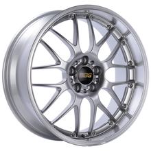 Load image into Gallery viewer, BBS RS-GT 20x8.5 5x120 ET15 Diamond Silver Center Diamond Cut Lip Wheel -82mm PFS/Clip Required - BBS - RS963DSPK