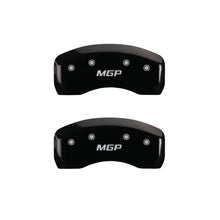 Load image into Gallery viewer, Set of 4: Black finish, Silver MGP - MGP Caliper Covers - 49007SMGPBK