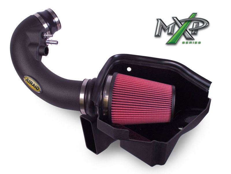 Airaid 11-14 Ford Mustang GT 5.0L MXP Intake System w/ Tube (Oiled / Red Media) 2012-2013 Ford Mustang - AIRAID - 450-264