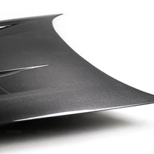 Load image into Gallery viewer, TS-style carbon fiber hood for 2018-2020 Kia Stinger - Seibon Carbon - HD18KIST-TS