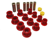 Load image into Gallery viewer, Leaf Spring Bushing Set; Red; Front; Performance Polyurethane; - Energy Suspension - 4.2148R