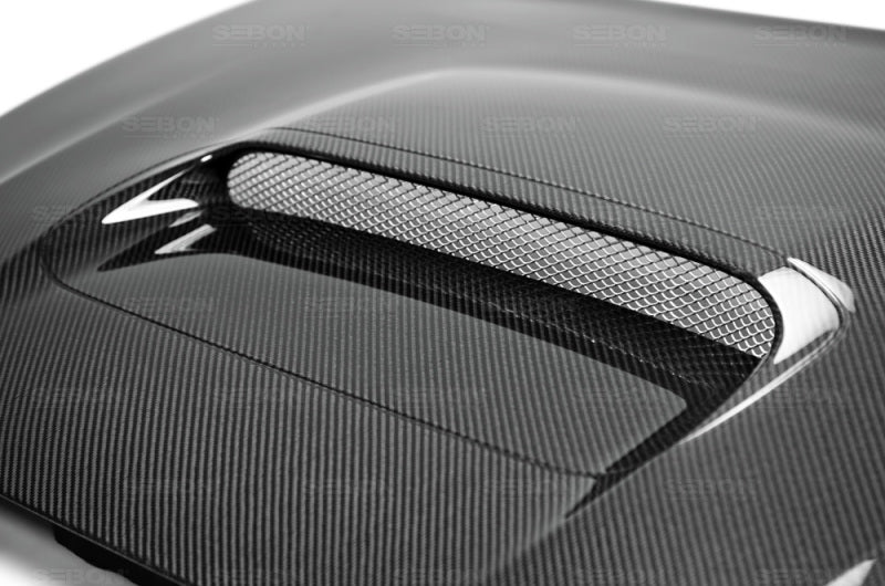 OEM-style carbon fiber hood for 2015-2018 Subaru WRX/STi - Seibon Carbon - HD15SBIMP-OE
