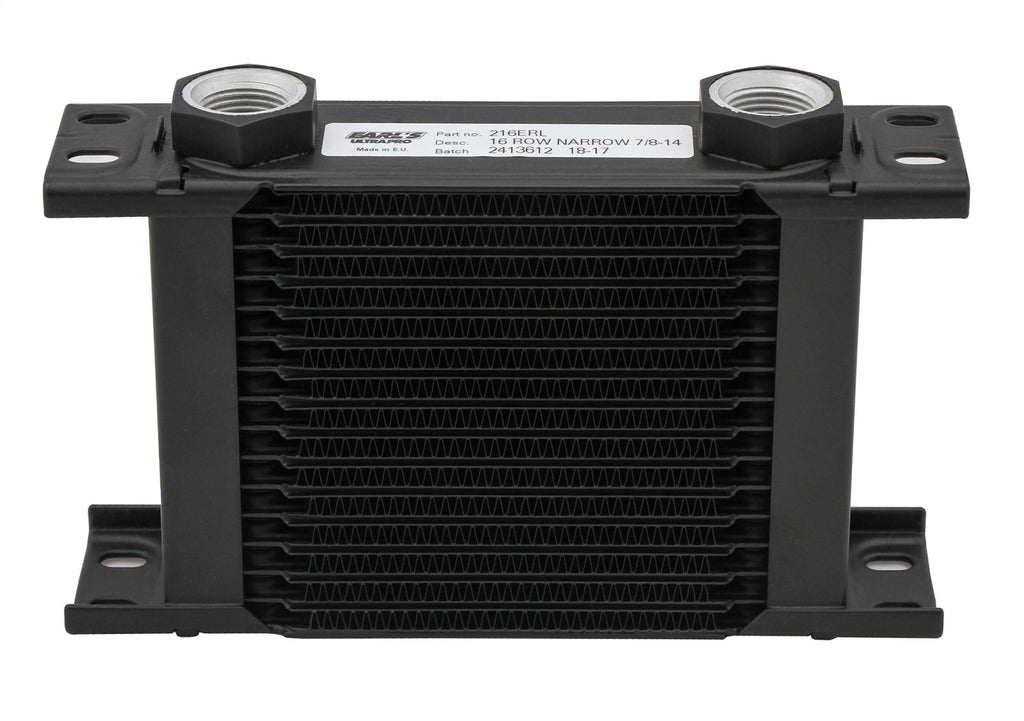 UltraPro Oil Cooler, Black, 34 Row, -10AN Female, Narrow, - Earl's Performance - 234ERL