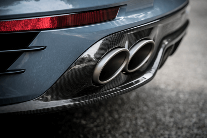 Akrapovic 2016-2019 Porsche Rear Carbon Fiber Diffuser - Matte. - Akrapovic - DI-PO/CA/4/M