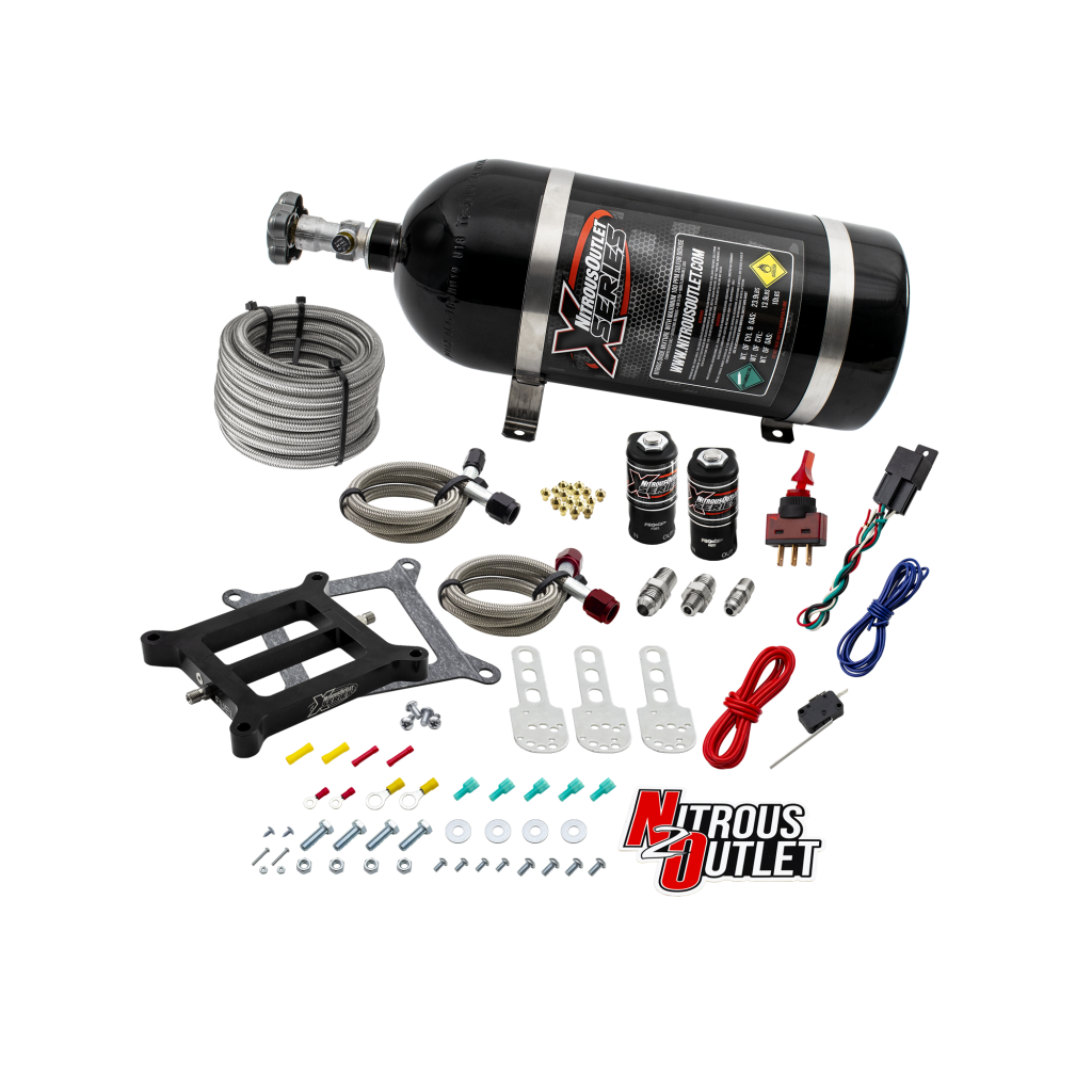 X-Series Weekend Warrior 4150 Plate System Gas E85 5-55psi 50-200 HP Nitrous Outlet - Nitrous Outlet - 22-80100