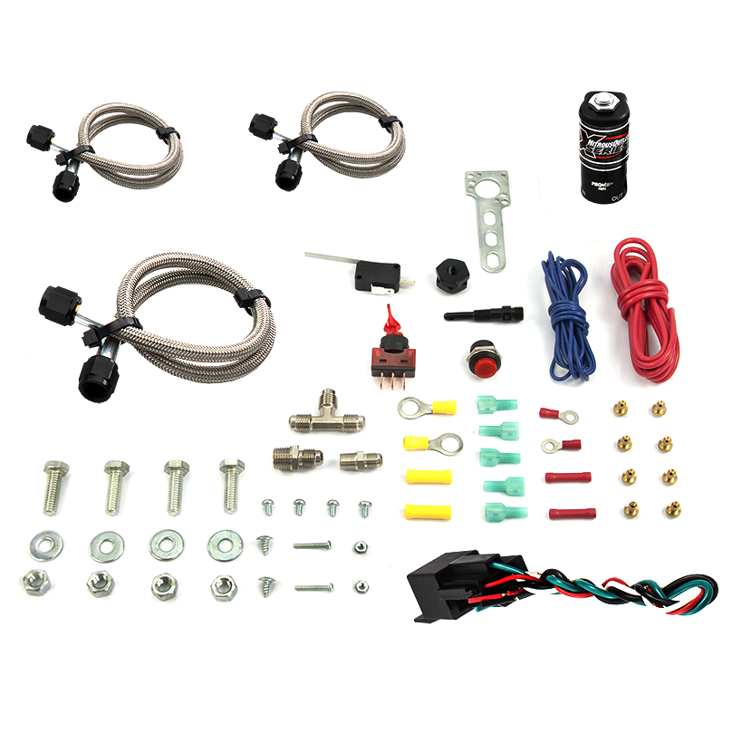 X-Series Single to Dual Stage Dry Conversion Kit 35-50-75-100-150-200 HP Nitrous Outlet - Nitrous Outlet - 22-85001