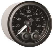 Load image into Gallery viewer, Autometer Stack Pro Control 52mm 100-260 deg F Water Temp Gauge - Black (1/8in NPTF Male) - AutoMeter - ST3508
