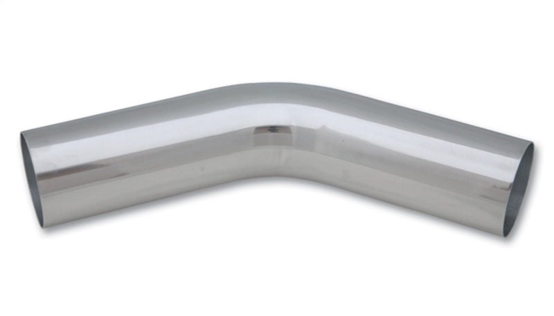 6061 Aluminum 45 Degree Bend; 2.5 in. O.D.; Polished; - VIBRANT - 2177