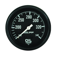 Load image into Gallery viewer, GAUGE; OIL TEMPERATURE; 2 5/8in. 100-340deg.F; MECHANICAL; BLACK; AUTOGAGE - AutoMeter - 2314