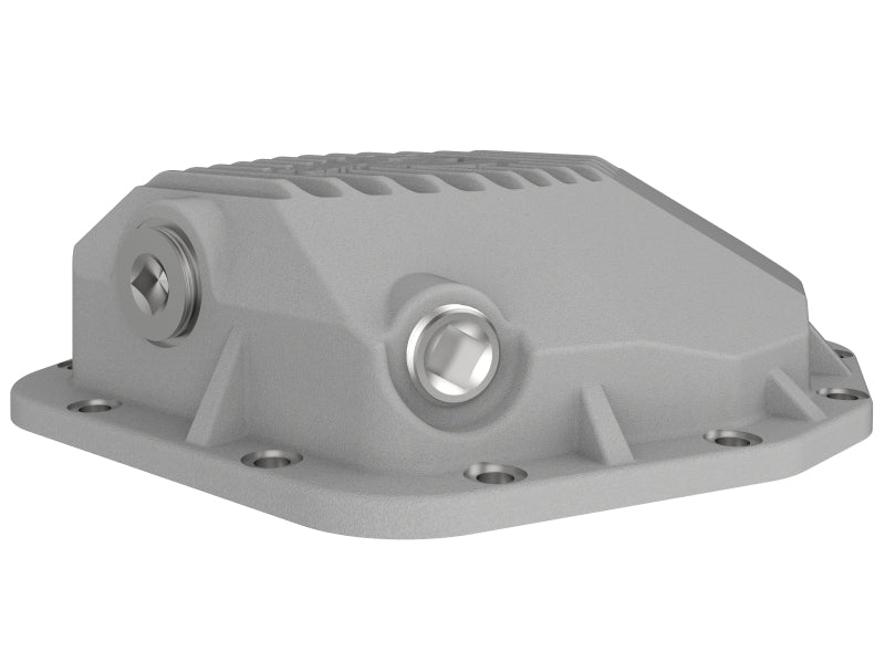 aFe Street Series Rear Differential Cover Raw w/Machined Fins 20+ Jeep Gladiator JT (Dana M220) - aFe - 46-71190A