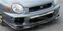 Load image into Gallery viewer, GD-style carbon fiber front lip for 2002-2003 Subaru Impreza / WRX - Seibon Carbon - FL0203SBIMP-GD
