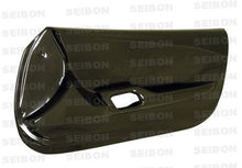 Load image into Gallery viewer, Carbon fiber door panels for 1993-1998 Toyota Supra - Seibon Carbon - DP9398TYSUP