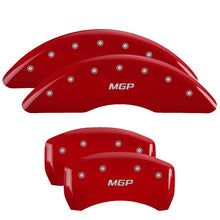Load image into Gallery viewer, Set of 4: Red finish, Silver MGP - MGP Caliper Covers - 25146SMGPRD